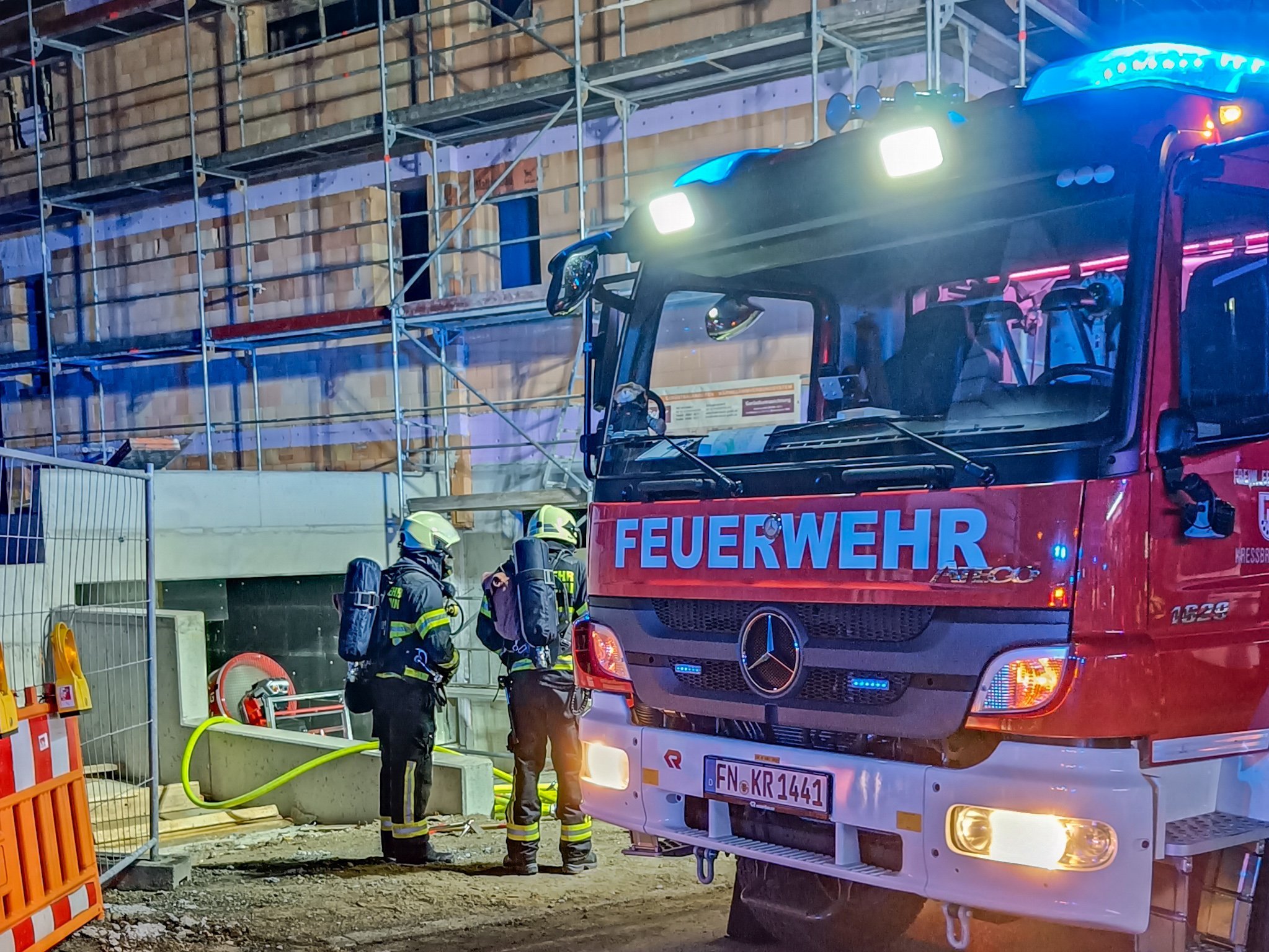 Tiefgaragenbrand Kressbronn