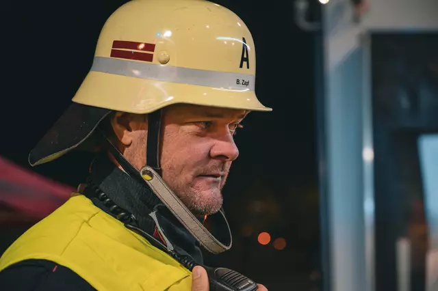 Der Einsatzleiter Bernd Zapf im Portrait.