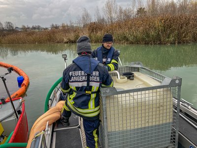 Gewässerverunreinigung Baggersee Kressbronn