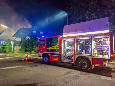 Dachstuhlbrand Mehrfamilienhaus 6