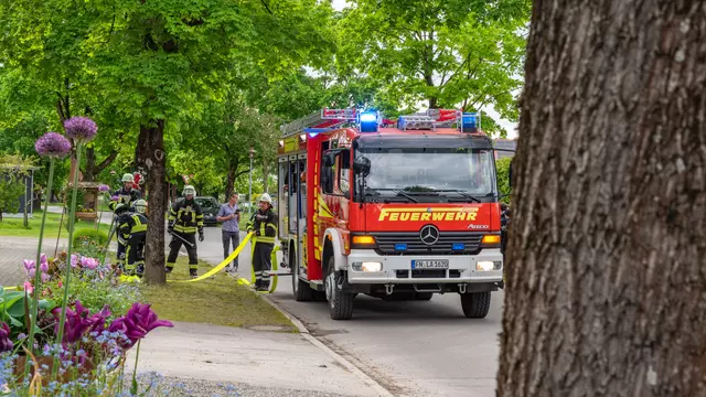 Zu sehen ist das LF 1/44 bei der Hauptübung.