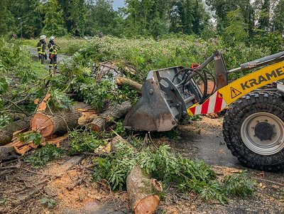 Radlader im Einsatz