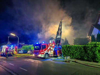 Dachstuhlbrand Mehrfamilienhaus 3