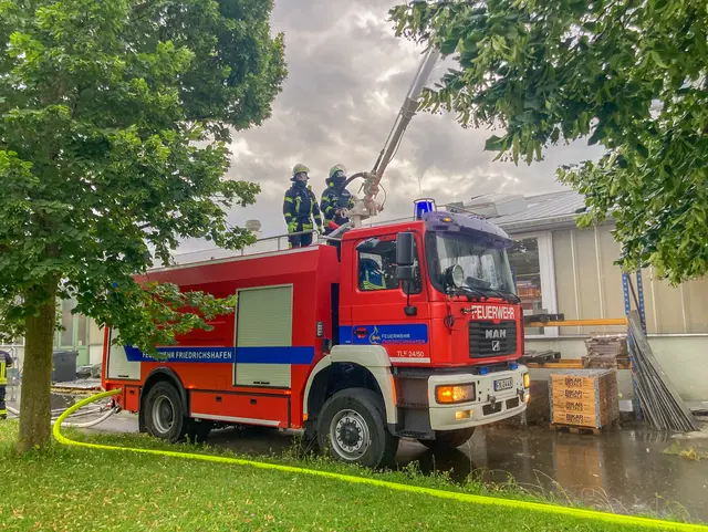 Tanklöschfahrzeug der Feuerwehr Friedrichshafen